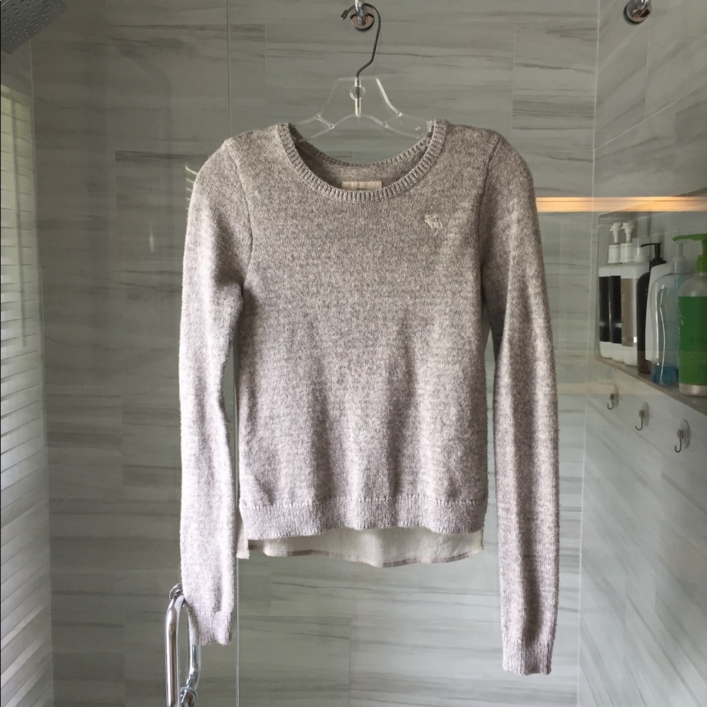 Grey Abercrombie sweater